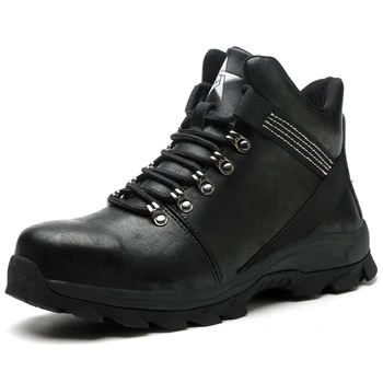 Noi De Sex Masculin Cizme De Iarna De Siguranță Pantofi Pentru Bărbați Din Oțel Toe Pantofi Pentru Bărbați Cizme De Puncție-Dovada De Bocanc De Securitate Pantofi Ușoare Pantofi De Lucru