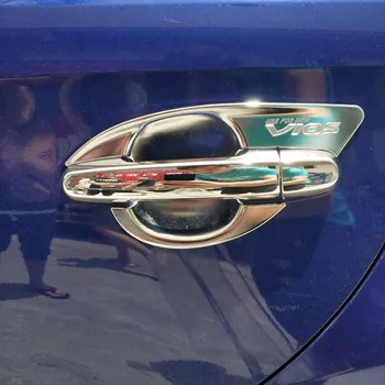 Pentru Toyota Vios Yaris ATIV 2016 mânerul ușii capacul castron ABS Cromat Accesorii Autocolante Auto Styling