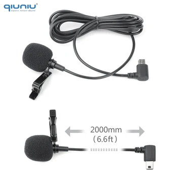 QIUNIU Microfon Extern Microfon + Transparent Skeleton Carcasă Caz pentru GoPro Erou 4 3+ 3 Camera de Acțiune pentru Go Pro Accesorii