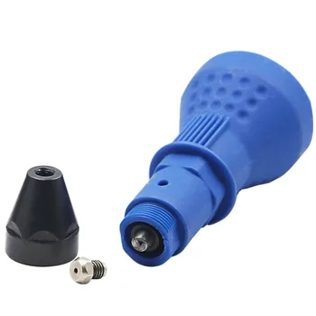 Negru albastru Electric Nit Nuci Pistol de Nituit Instrument de Nituit cu Acumulator Adaptor pentru Burghiu Introduce Piulița Instrument de Nituire Drill Adapter