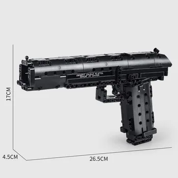 Yeshin SWAT Bloc Arma Jucării Desert Eagle Pistol Arma Model de Asamblare Pistol Blocuri Caramizi Copii Jucării de Crăciun Cadouri