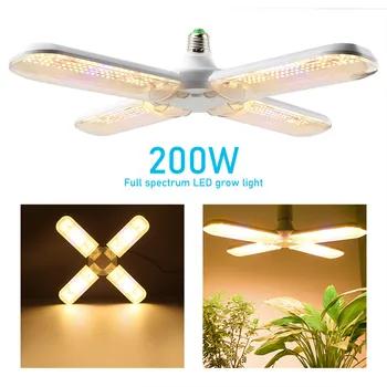 4 buc 2 buc 1buc E27 LED-uri Cresc Light 200W Spectru Complet de Creștere Lampă Becuri rezistent la apa pentru Interior în aer liber cu efect de Seră de Flori de Plante de Legume