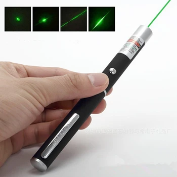 Culoare verde cu Laser de 5mW, Pix Fascicul de Lumina Laser, Lumina de Vânătoare Laser Dispozitiv de Joc Cat Birou de Predare în aer liber, Instrumente de Viteze EDC