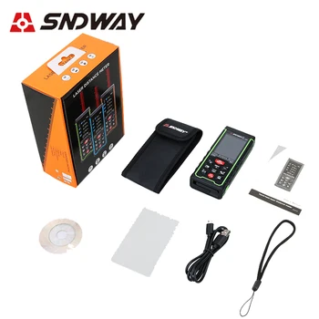 SNDWAY LCD Color Telemetru cu Laser 120M 100M 80M 70M 50M măsurare Rapidă Reglabil Măsurare Puncte de Referință