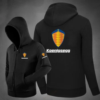Mens de Moda cu Fermoar, Hanorace Koenigsegg Hanorac Brand 2019 Toamna iarna haine Nou standard jachete