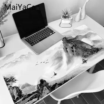 MaiYaCa Chineză Pictura Peisaj mouse pad Gaming Mouse Pad 800x300mm Mare Deak Mat pentru overwatch/cs go/world of warcraft
