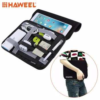 HAWEEL Universal Casual Geanta Pentru Tableta 10 inch Tablete Accesorii Telefon Organizator Digital de Buzunar de Depozitare Sac Pentru iPad