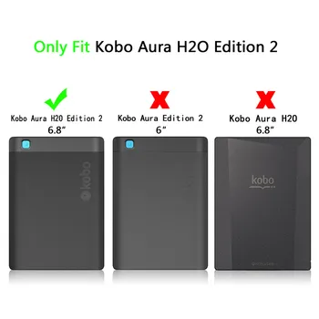 Caz pentru 2017 Kobo Aura H2O ediția a 2-6.8