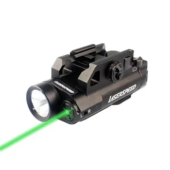 CityHunter Verde Militar Red Dot Laser cu Lanterna LED-uri Combo Plictisesc Vedere Subzero Legendarul Laser Pointer 20mm pentru Vânătoare