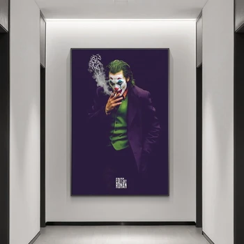 Super-Ticălos Nefumători Joker Film Poster Canvas Wall Art Joaquin Phoenix Printuri Si Postere Imagine De Benzi Desenate Decor Pictura Cuadros