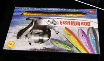1M Buzunar tijă de pescuit Telescopic Mini Tijă de Pescuit în Formă de Stilou Creion tijă de Pescuit Cu Tambur Roata Copii tijă de Pescuit B230