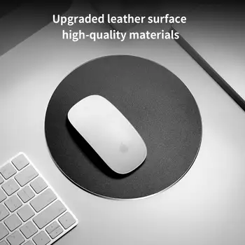 Metal Aluminiu Mouse Pad Greu Argint Modernă Clar Ultra Subțire Dublu Partea de Design Mouse-ul Mat Impermeabil Rapidă și Precisă de Control