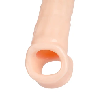 Reutilizabile Prezervativ Marirea Penisului Maneca Glandul Practicanta Penis Extindere Penisului Inele Nu Accesorii Jucarii Sexuale Pentru Adulți Bărbați