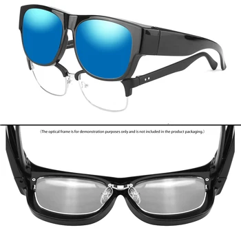 Polarsnow 2020 Supradimensionate se Potrivesc Peste ochelarii de Soare Flexibil Rama TR90 25g Acoperire pentru Miopie Ochelari de Pescuit de Conducere Purta Peste Nuante