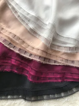 Matase Femei Sexy Lace Camis Top Alb/Negru/Vin/Roz