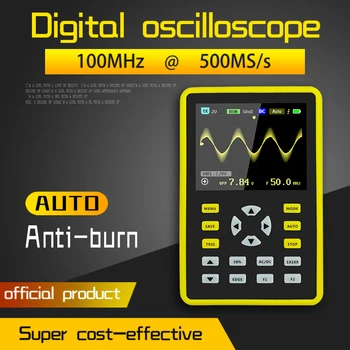 FNIRSI-5012H Osciloscop Digital 5012H 2.4 inch Ecran LCD 100MHz lățime de Bandă și de 500MS/s Rata de esantionare Osciloscoape USB