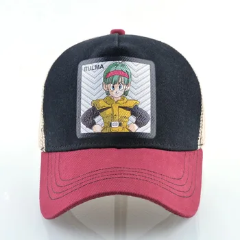 TQMSMY Vara Barbati Mesh Camionagiu Personaj Anime BULMA Femei Șapcă de Baseball pentru Bărbați Snapback Hat Reglabil Gorras TMDH101