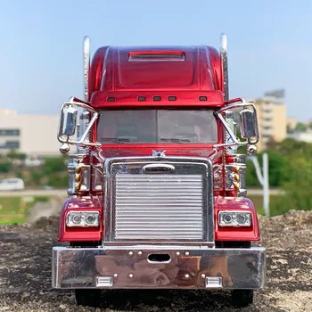 American truck tractor 1:32 turnat sub presiune din aliaj de metal de vehicule grele remorcă model de cap de jucarii Accesorii cadouri Asambla