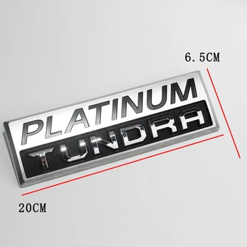 1 buc pentru 1794 Edtion Platinum Tundra Chrome Spate Emblema pentru Toyota Tundra Ușa Laterală ABS Scrisoare Autocolant Moda Mașină de Modificare