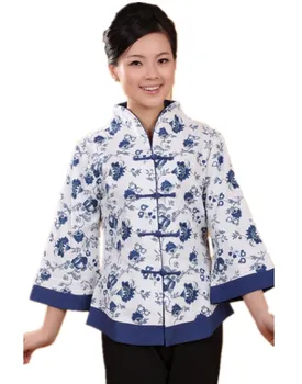 Shanghai Poveste Nouă Sosire guler mandarin Chineză tradițională topuri Lenjerie de Sus chineză bluza Lenjerie chineză Bluza plus dimensiune 2218