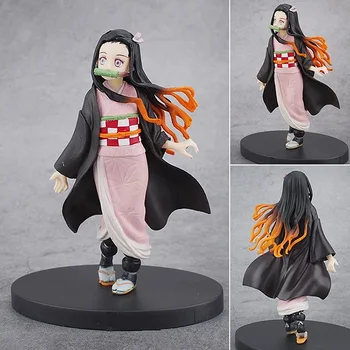 16cm Kimetsu nu Yaiba Figura Tanjirou Nezuko Inosuke figurine Anime Demon Slayer Acțiune Figura Demon blade cifre jucarii Model