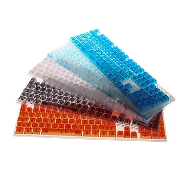 ABS 104 Taste Transparente Keyscaps Varietate de Opțiuni de Culoare Pentru Cherry MX Tastatură Mecanică Capac Cheie Switch-uri Picătură Navă
