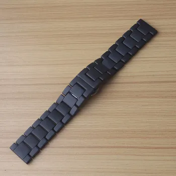 Ceramica neagra Mata Watchbands 18mm 20mm 22mm pentru Samsung Gear S2 S3 frontieră Galaxy eliberare rapidă de primăvară baruri promovarea curele