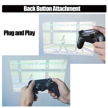 Extins Gamepad Butonul Înapoi Atașament Joystick-ul din Spate Buton Cu Turbo Adaptor Cheie Pentru PS4 Controler de Joc Accesorii