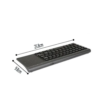 Fierbinte!Pentru Windows PC 59 Chei -RA16 teclado gamer Mini Wireless 2.4 G Tastatura Cu Numpad Și Touchpad-ul HTPC Tastaturi