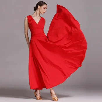 6 Culori Camisa Rochii Flamenco Dans Sală De Bal Dans Flamenco Costume Cor Dans Rochii De Culoare Roșie Spaniolă Rochie Vals