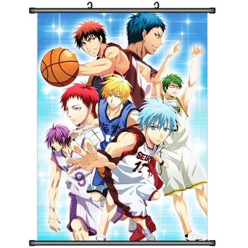 Japonia Anime Kuroko no Basket Kise Ryota & Yukio Kasamatsu & Takao kazunari & Aomine Daiki de Perete Decor Acasă Scroll Poster