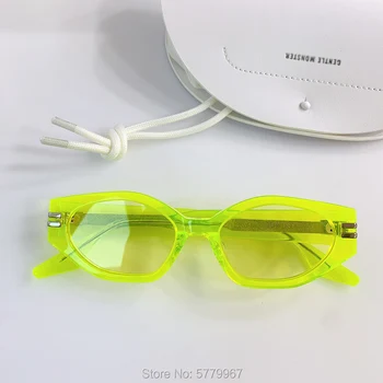 2021New Brand de Lux Blând FANTOMĂ Mic Ochi de Pisica ochelari de Soare Pentru Barbati Femei Oval Nuante Vintage Ochelari de Soare Moda Oculos UV400