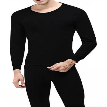 2019 Toamna Iarna Nou Brand pentru Bărbați Lenjerie de corp Termice Stabilite de sex Masculin Lung Johns Fitness Slim Shirt Pantaloni 2 bucata set