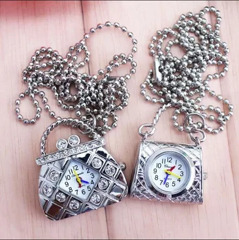 Fierbinte de vânzare de calitate Superioară Epocă geantă de mână, ceasuri de buzunar cheia de lanț de bijuterii pentru femei cadouri