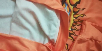 Culoare Portocaliu Soare Tipărite Hip Hop Drop Umăr Maneca Lunga Supradimensionat Tricou Femei Hoodies 2020 Toamna Anului Nou Liber Streetwear