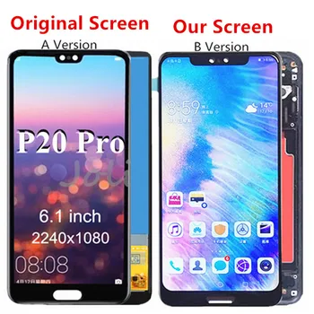 Pentru Huawei P20 Pro Display LCD+Touch Ecran Înlocuire Nici un Pixel Mort Testat Pe Ecran Pentru Huawei P 20 Pro CLT-L09/CLT-L29 AU01