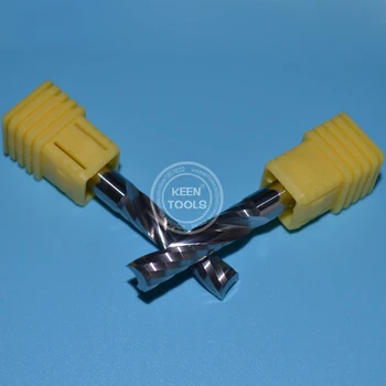 3mm/4mm Dia Oțel de Tungsten Singur Flaut Spiral Drill Bits CNC Cutter Instrumente Pentru Acrilice,PVC