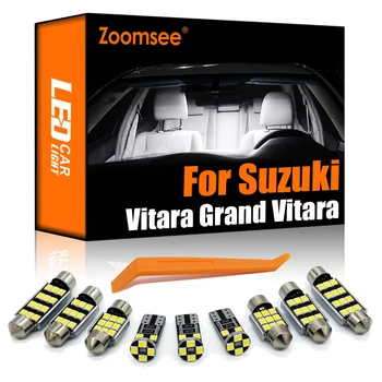 Zoomsee Interior LED Pentru Suzuki Vitara se Potrivesc Grand Vitara 2 3 4 Canbus Vehicul Bec Dome de Interior Hartă Lectură Lumina Portbagaj Auto Kit