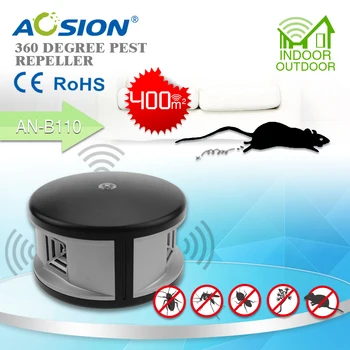 Acasă Aosion 360 de grade cu ultrasunete Sobolani rodent mouse-ul repelent soareci si electronice de țânțari gândac pest control repeller