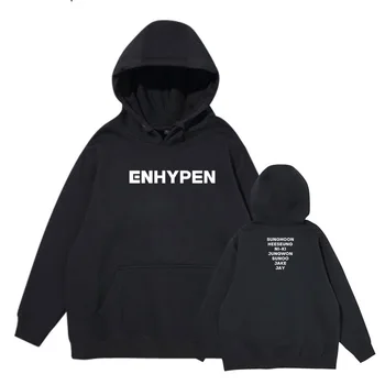 Kpop ENHYPEN toate statele nume de imprimare hanorace 3 stiluri de imprimare pulover de lână/subțire pierde tricoul 3 culori
