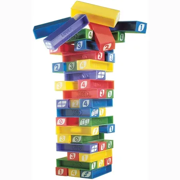 Mattel UNO Stacko Topsale Jocuri de Puzzle de Familie de Divertisment Amuzant Bord Distractiv Cărți de Joc Joc de Stivuire pentru Copii Jucarii Cadou