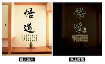 Iluminat Noctilucent fluorescență camera de zi dormitor scris caligrafie creative, posturi de perete