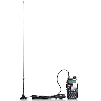 Baofeng Radio Auto Antenă UT-108UV Obține Antena SMA-F UHF VHF Stativ Magnetic pentru Walkie Talkie UV-5R BF-888S UV-5RE UV-82