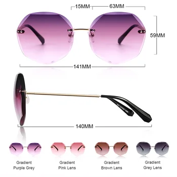 VEGOOS ochelari de Soare pentru Femei Brand de Lux Retro Designer Stil de Poligon HD AC Lentile Supradimensionate Soare Glasse Lentes de Sol Mujer #SY3002