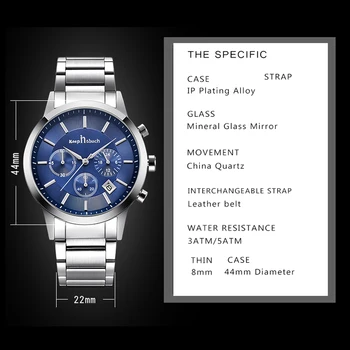 Relogio Masculino PĂSTREZE legătura Brand de Top Luxury Mens Ceasuri Quartz Casual Impermeabil Ceas Barbati Reloj Hombre Sport Wriswatch