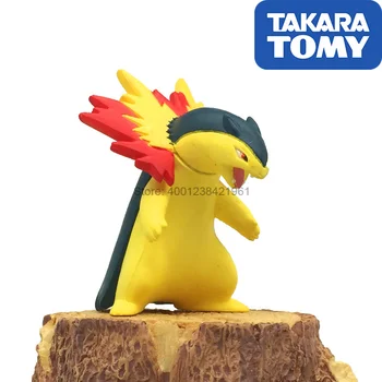 Autentic Pokemon Takara Tomy MC Model de Jucărie Typhlosion Meganium Feraligatr Colecții de Acțiune Figura