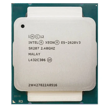 Intel Xeon E5-2620 V3 E5 2620V3 E5-2620 V3 LGA 2011-V3 6 Core 2.40 GHz, 15MB 85W CPU Procesor P/N: E5-2620V3
