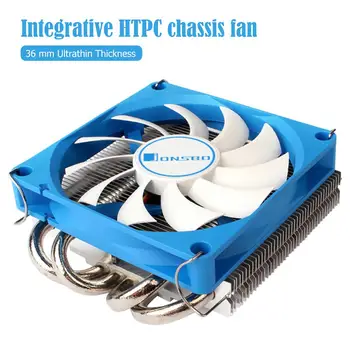 Jonsbo HP-400 CPU Ventilatorului de Răcire 4 Conducte de Căldură Radiator pentru HTPC Caz All-In-One Calculator 36 mm Ultra-Subțire CPU Cooler pentru PC