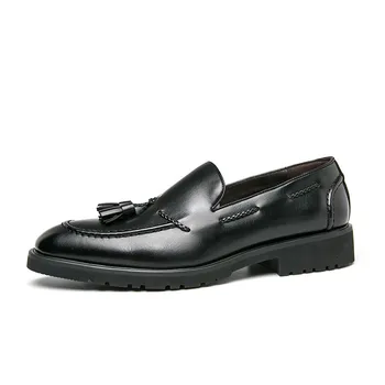 Fotwear Bărbați Ciucure Pantofi Rochie Marime Mare Birou Mens Oxfords Aluneca Pe Piele Designer De Oameni De Nunta Formale Pantofi Respirabil De Conducere