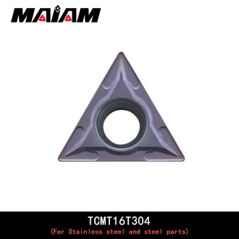 De înaltă calitate, TCMT triunghiular cioplire a introduce TCMT16T3 TCMT16T304 TCMT16T308 introduce pentru oțel Inoxidabil și oțel piese